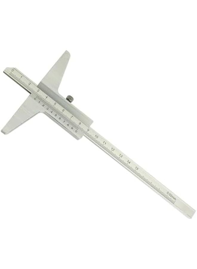Silver Vernier Caliper 0 150mm High Accuracy Aluminum Alloy Measuring Tool for Jewelry Electronics DIY - Image 1