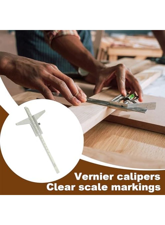 Silver Vernier Caliper 0 150mm High Accuracy Aluminum Alloy Measuring Tool for Jewelry Electronics DIY - Image 4