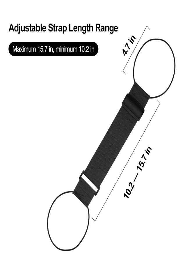idoltimes 2 PCS Luggage Straps for Suitcase, Luggage Connector Straps,Multi-Functional Adjustable Durable Elastic Straps - Image 2