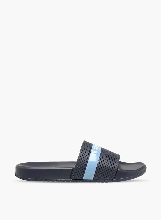 كابا Men Logo Print Slides