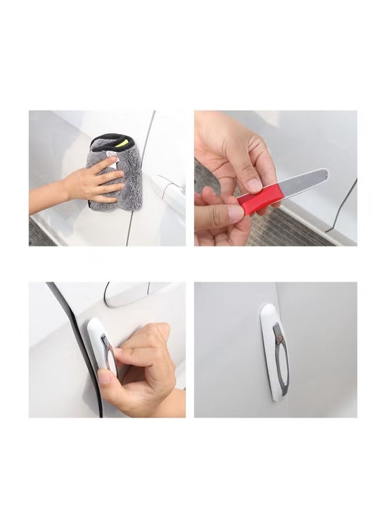 4 Packs Car Door Edge Guards Sticker, Universal for All Car and Truck Doors, Black - Image 3