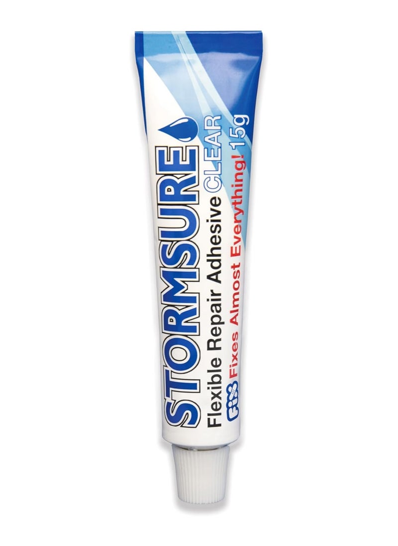 Stormsure - Stormsure Flexible Repair Adhesive 15g Tube – Heavy Duty Waterproof Adhesive, All-Purpose, Ultra-Durable, High Strength & Temperature Resistant - Image 1