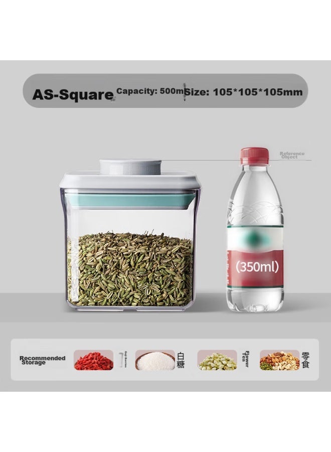 Ankou Food-grade Storage Container, Airtight Jar, Moisture-proof Canister, Dry Goods And Nut Storage Box - Image 1