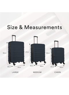 Antler Antler Unbreakable Luggage Clifton  of 3 With Wheel 4 Spinner  - Image 4