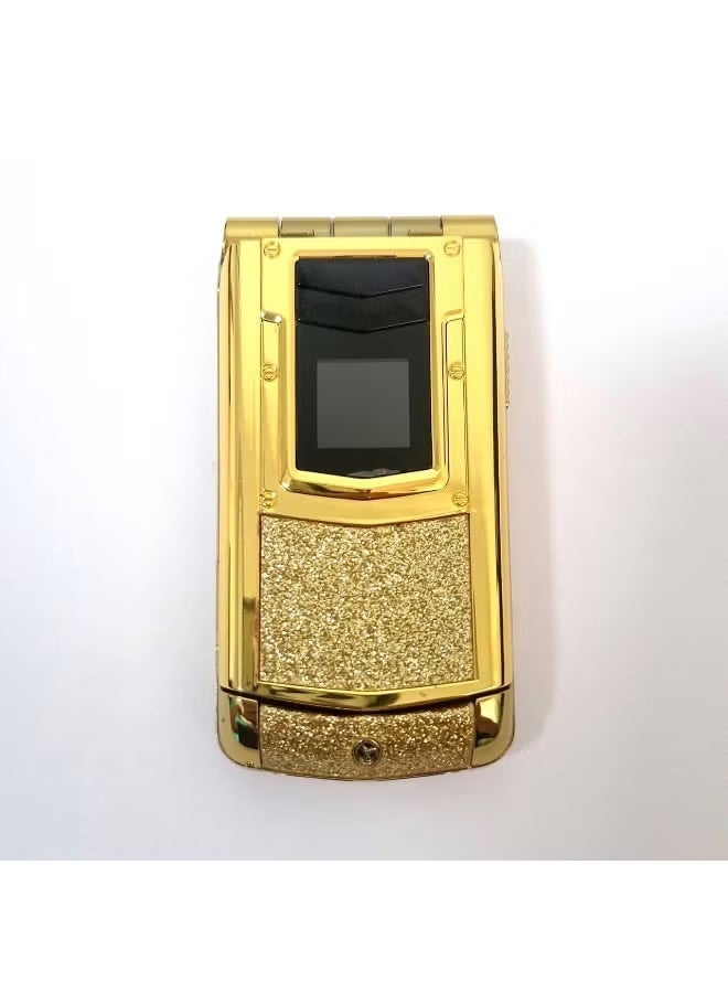 هوب هاتف معدني صغير قابل للطي – يدعم شريحتي اتصال (GSM)، فائق الصغر بحجم بطاقة الائتمان - Image 3