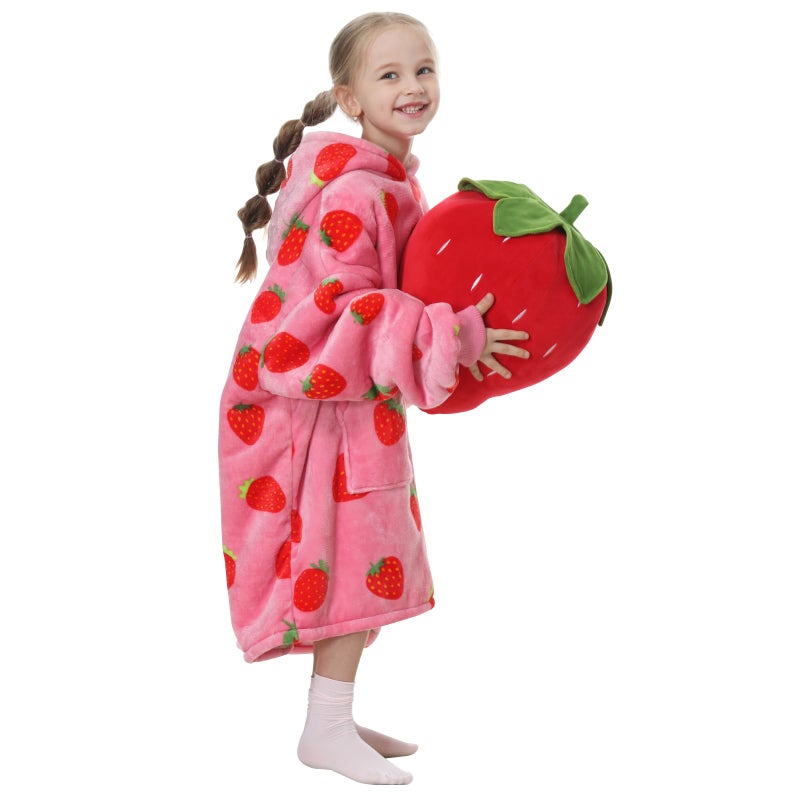Aemicion هدايا Hoodie بطانية الفراولة Aemicl - Image 1