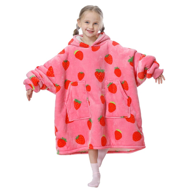 Aemicion هدايا Hoodie بطانية الفراولة Aemicl - Image 2
