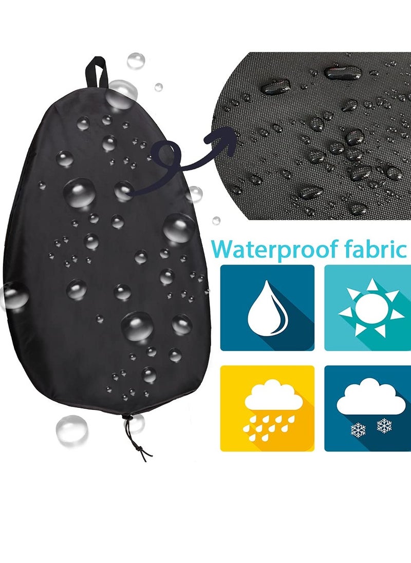 SYOSI Kayak Cockpit Cover UV60+ 420D Oxford Adjustable, Dust Cover-UV Sunblock Shield Protector Kayak Canoe Cockpit Accessories for Indoor/Outdoor Storage 53.5*26.6inch  - Image 2