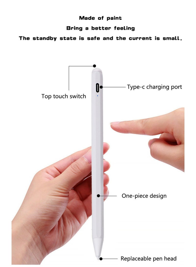 Stylus Pen for iPad  2018 (6) / iPad  2019 (7)/ iPad  2020 (8) / iPad mini(5) / iPad  Air 3/4/ iPad  Pro(11 inches) /2，iPad  Pro12.9 3 /4 / iPad  2021（10.2 inches）/iPad Pro 2021（12.9 inches）/ iPad  Air 2021（10.9 inches） - Image 4
