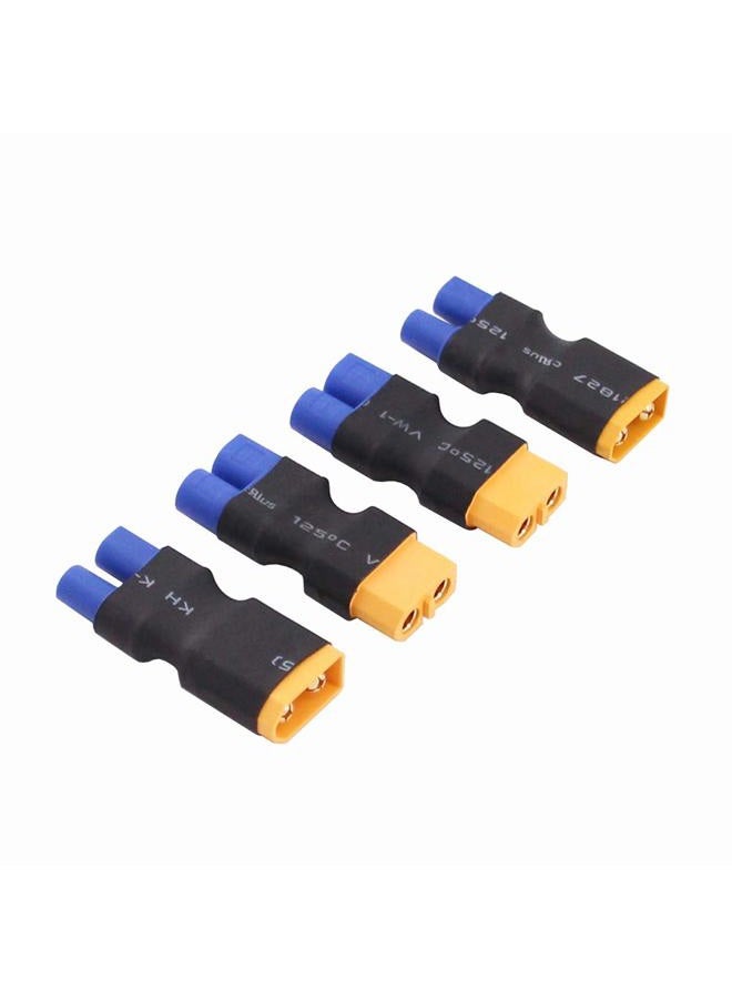 OliRC 4pcs No Wires Connector: XT60 XT-60 to EC3 Style Male Female Connector Adapter(C156-4) - Image 2