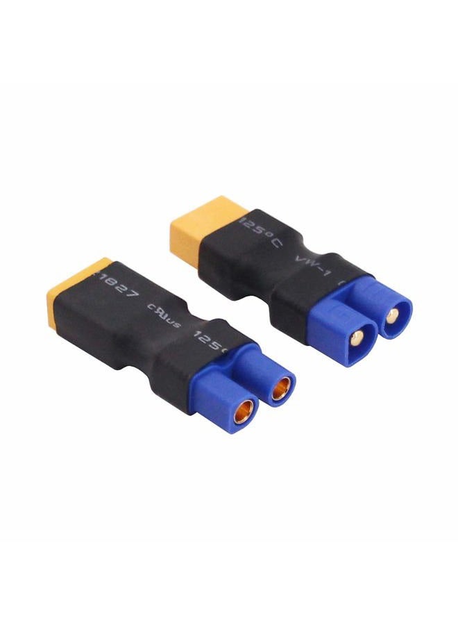 OliRC 4pcs No Wires Connector: XT60 XT-60 to EC3 Style Male Female Connector Adapter(C156-4) - Image 4
