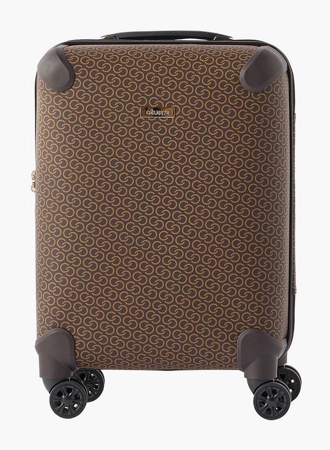 سيليست حقيبة سفر بعجلات بمقبض قابل للسحب وطبعة شعار - مقاس  بوصة - Image 2