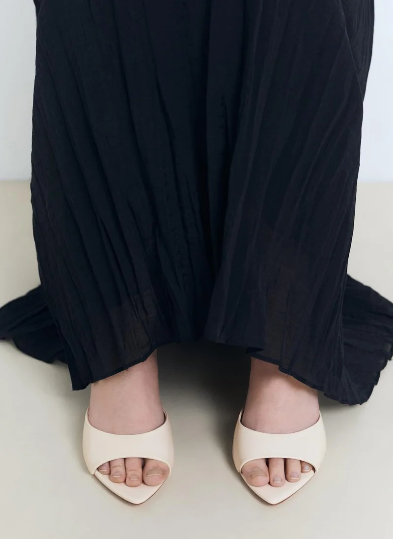 MANGO Pointed Heel Sandals