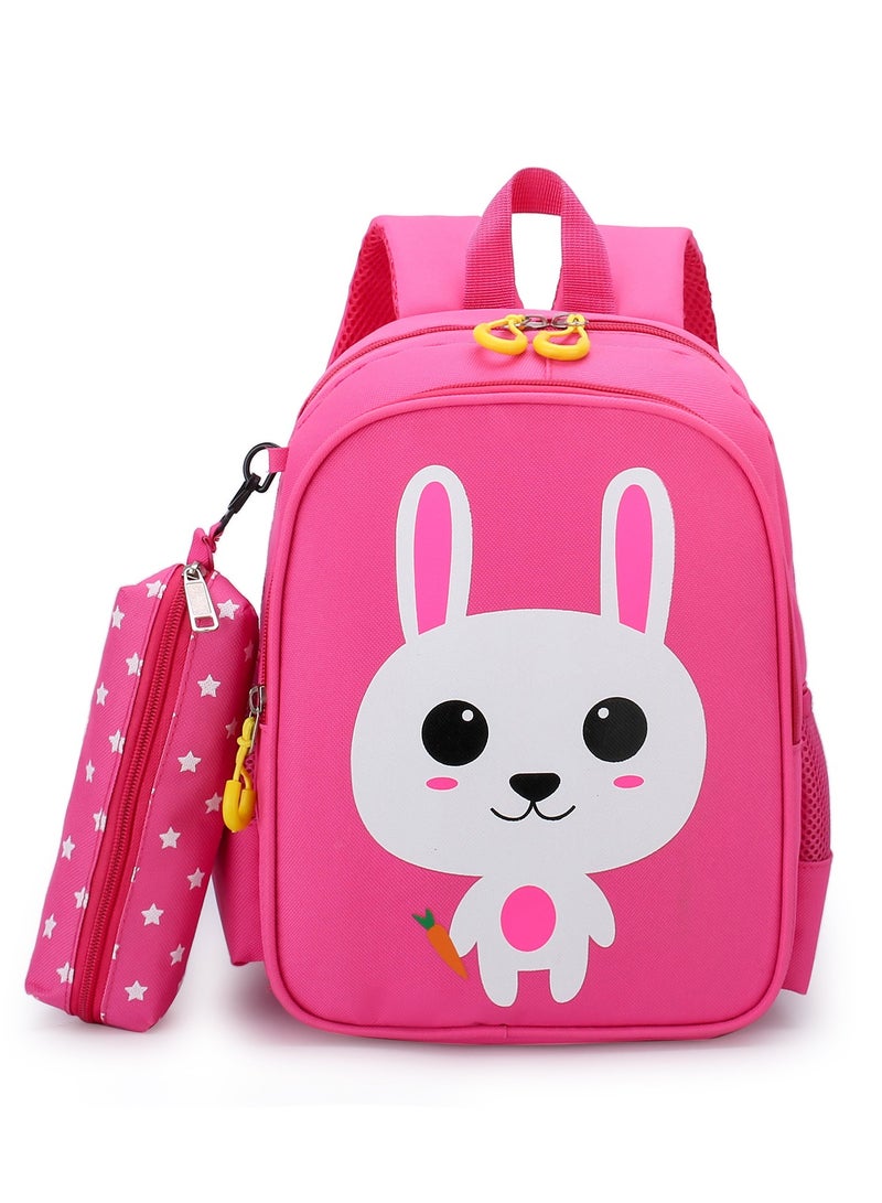 Cute Children's Cartoon Backpack + Pencil Case 3-7 Years Old 24*30*12cm - Image 1