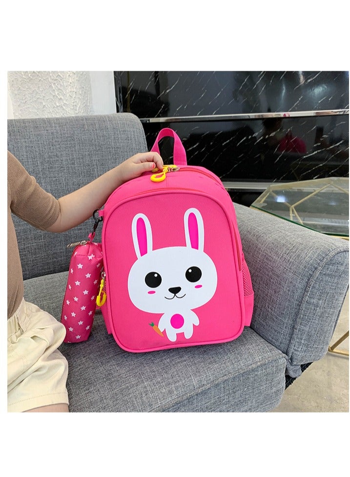 Cute Children's Cartoon Backpack + Pencil Case 3-7 Years Old 24*30*12cm - Image 2