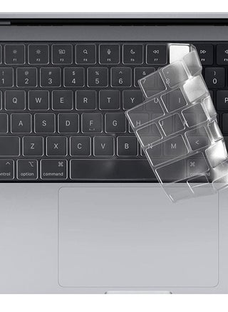Thin TPU Keyboard Cover Skin for MacBook Air 13.6" M2 A2681/M3 A3113/M4 A3240, 15inch Macbook Air M2 A2941/M3 A3114/M4 A3241,  MacBook Pro 16 A2485/A3403/A3186/A2780/A2485/A2991/MacBook Pro 14.2 inch A3112/A3401/A3185/A2442/A2779/A2918/A2992,Clear - pzsku/ZFD7EFF3ACE0D203CB52FZ/45/_/1660381292/4f6c0dba-9265-4b3e-8d77-a4fc8fa2739a