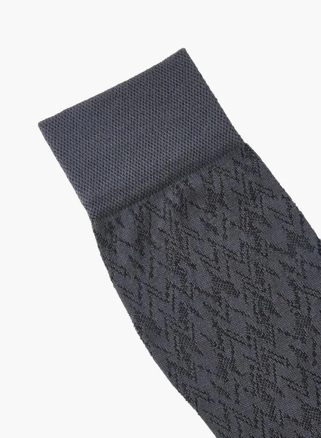 Splash FAV Grey Men Socks Crew Length - Set of 3 for Men | Best Price UAE