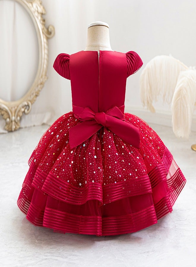 babyqlo Sequin Tulle Party Dress - Image 2