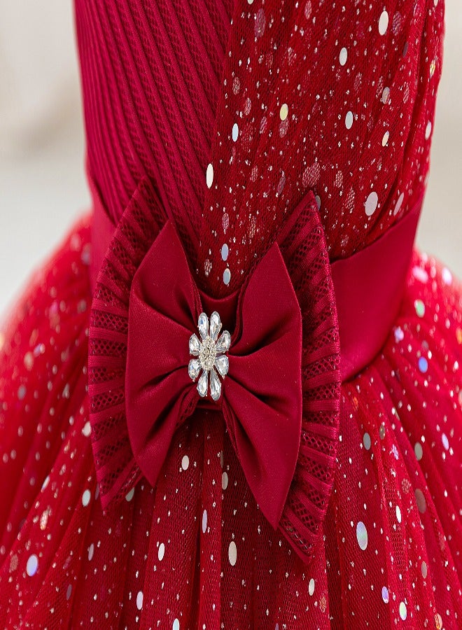 babyqlo Sequin Tulle Party Dress - Image 4