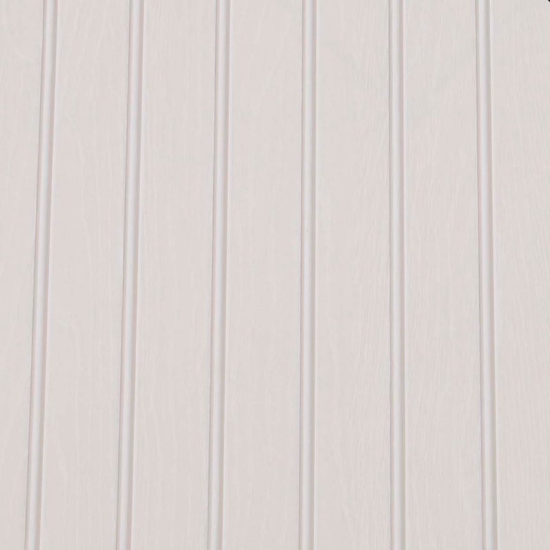 Transform Faux Beadboard Peel and Stick Wallpaper OffWhiteGrey