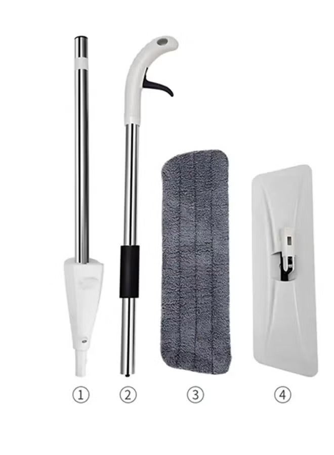Microfibre Spray Mop with Reusable Pads and Refillable Bottle Dust Mop Suitable for All Tile Hardwood Laminate or Ceramic - Image 3