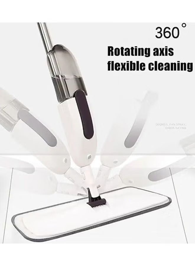 Microfibre Spray Mop with Reusable Pads and Refillable Bottle Dust Mop Suitable for All Tile Hardwood Laminate or Ceramic - Image 2