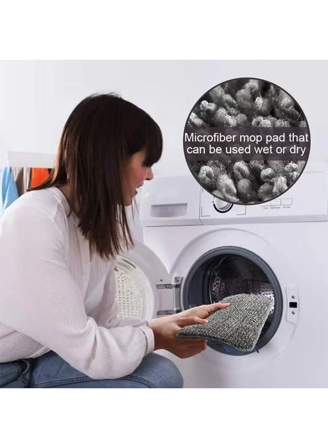 Microfibre Spray Mop with Reusable Pads and Refillable Bottle Dust Mop Suitable for All Tile Hardwood Laminate or Ceramic - Image 5