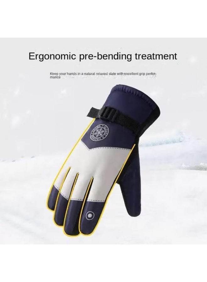OSHIMA Winter Ski Gloves, Unisex Winter Gloves Waterproof & Windproof Touchscreen Snow Gloves, Anti-Slip Snowboard Warm Winter Gloves Warm Snow Gloves Perfect for Outdoor Activities - Image 4