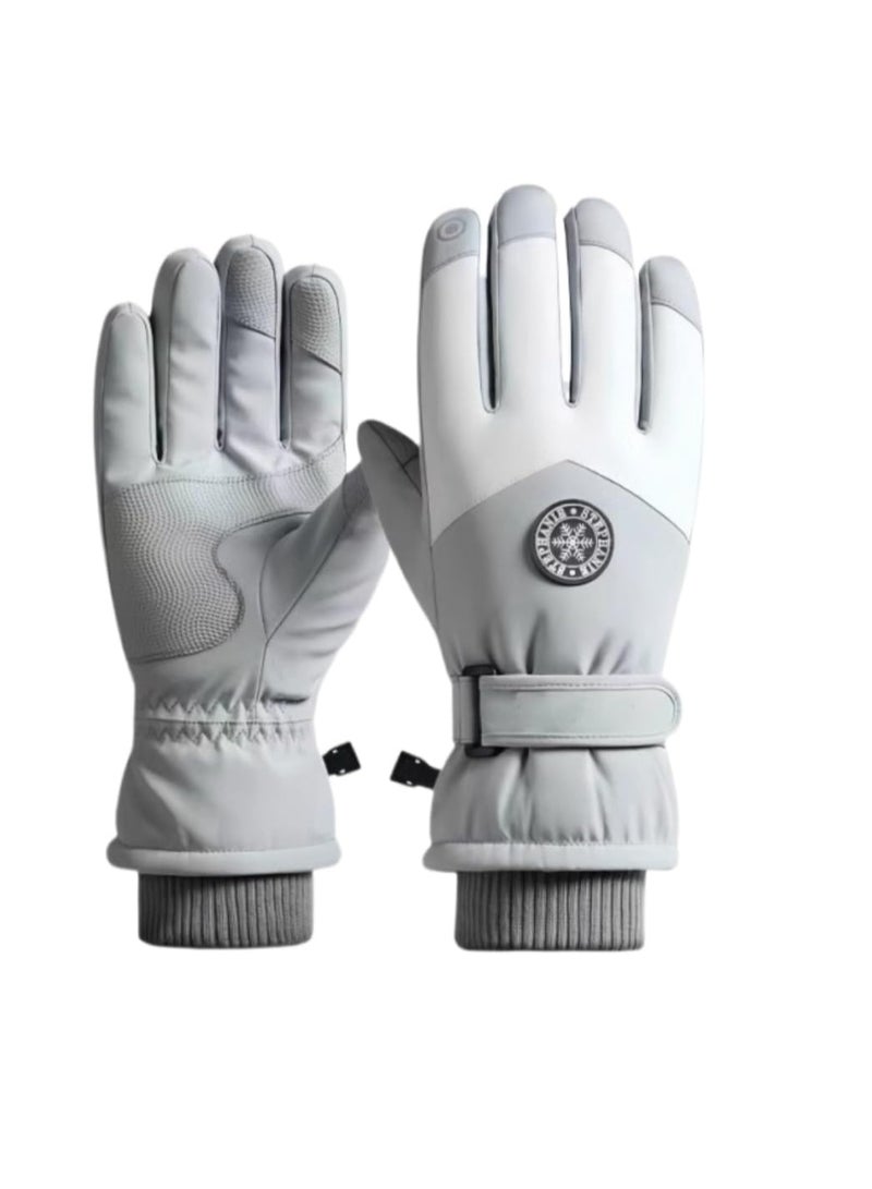 OSHIMA Winter Ski Gloves, Unisex Winter Gloves Waterproof & Windproof Touchscreen Snow Gloves, Anti-Slip Snowboard Warm Winter Gloves Warm Snow Gloves Perfect for Outdoor Activities - Image 1