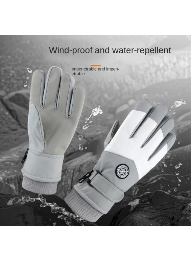 OSHIMA Winter Ski Gloves, Unisex Winter Gloves Waterproof & Windproof Touchscreen Snow Gloves, Anti-Slip Snowboard Warm Winter Gloves Warm Snow Gloves Perfect for Outdoor Activities - Image 5