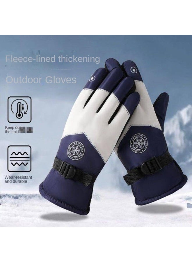 OSHIMA Winter Ski Gloves, Unisex Winter Gloves Waterproof & Windproof Touchscreen Snow Gloves, Anti-Slip Snowboard Warm Winter Gloves Warm Snow Gloves Perfect for Outdoor Activities - Image 3