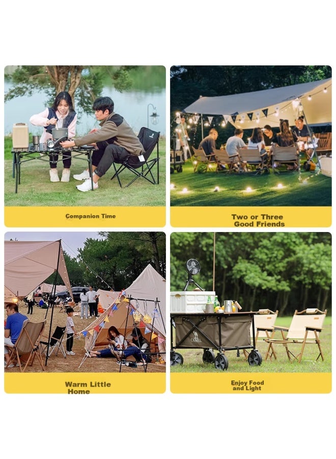 CAMEL CROWN Camelcrown Portable Gas Stove For Outdoor Camping And Home Gathering Bbq Picnic Windproof Gas Stove - Image 3