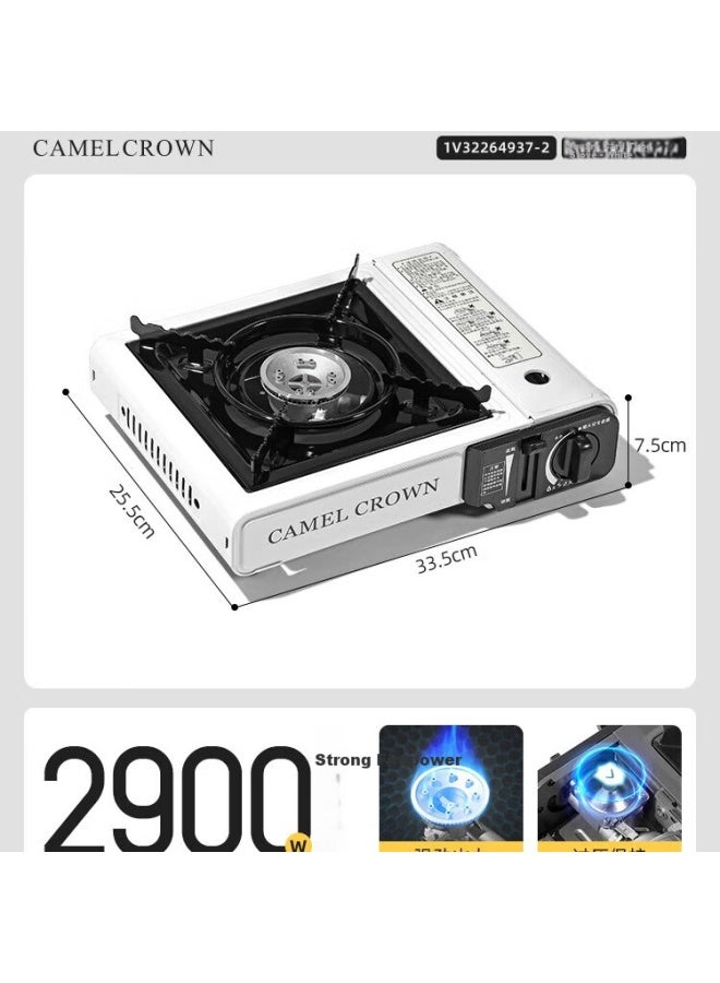 CAMEL CROWN Camelcrown Portable Gas Stove For Outdoor Camping And Home Gathering Bbq Picnic Windproof Gas Stove - Image 4