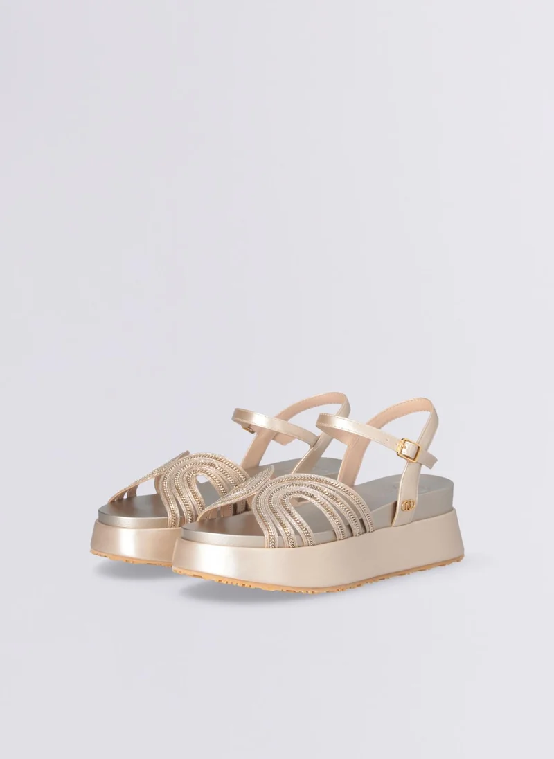 Liu Jo Platform sandals with chain detailing