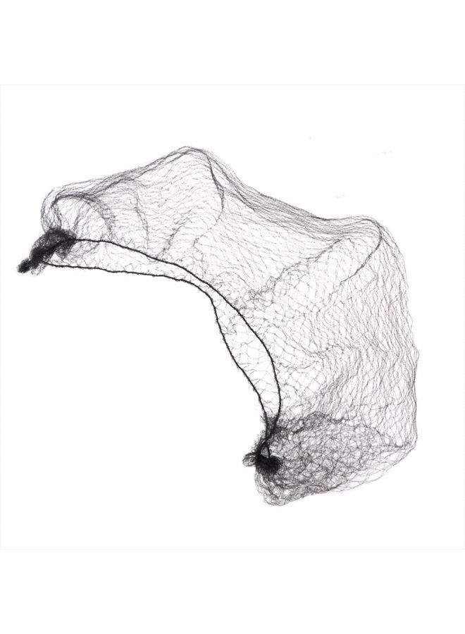 Tinksky Tinksky 100pcs Hair Nets Invisible Elastic Edge Mesh Dress-up Accessories (Black) - Image 1