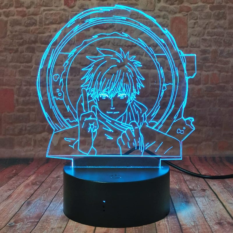 Al Raied ARS® Satoru Gojo Night Light - Anime Jujutsu Kaisen Lamp - 3D Cartoon Figure with 16 Color Change and Remote Control - Image 1