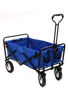 BOSS LIFE STYLE Ultra-Convenient Folding Wagon with Large Capacity and Easy Transport For Loading Water Cans, Shopping Items, Heavy Items  - Image 2