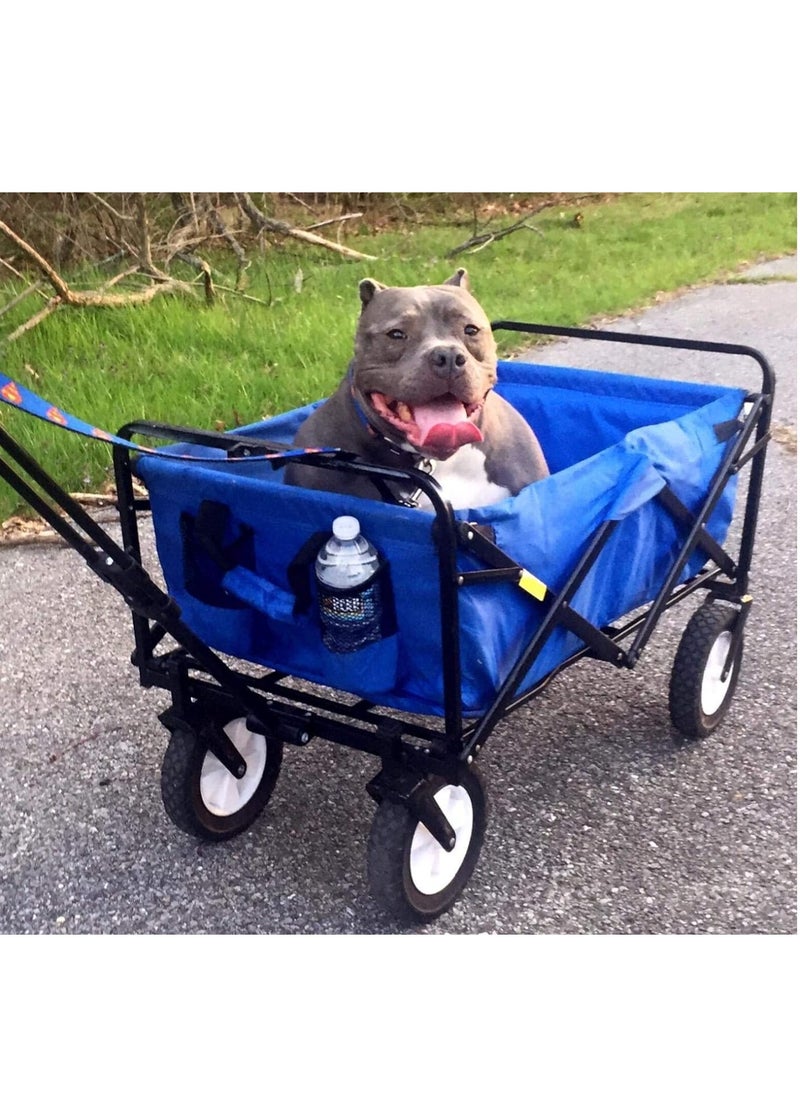 BOSS LIFE STYLE - Ultra-Convenient Folding Wagon with Large Capacity and Easy Transport For Loading Water Cans, Shopping Items, Heavy Items - Image 1