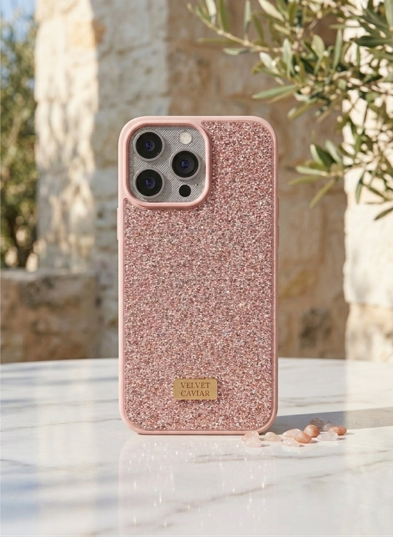 Grace Iphone 16 pro max - Pink -  Sparkle & Shine: The Ultimate Glitter Case for the Bold & Bright - Image 1