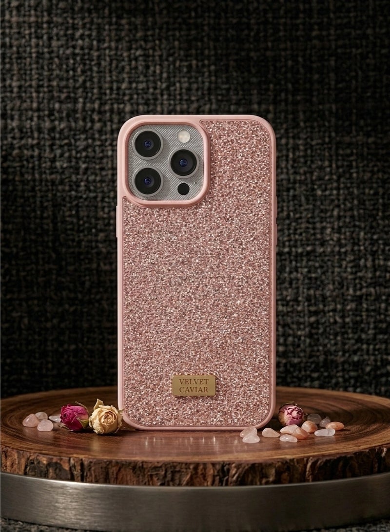 Grace Iphone 16 pro max - Pink -  Sparkle & Shine: The Ultimate Glitter Case for the Bold & Bright - Image 2
