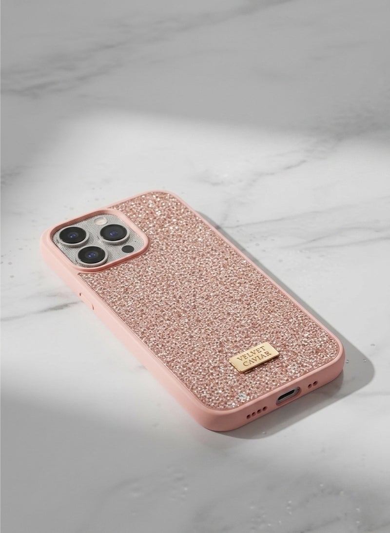 Grace Iphone 16 pro max - Pink -  Sparkle & Shine: The Ultimate Glitter Case for the Bold & Bright - Image 4