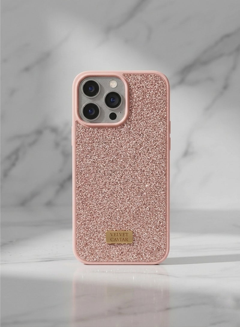 Grace Iphone 16 pro max - Pink -  Sparkle & Shine: The Ultimate Glitter Case for the Bold & Bright - Image 3