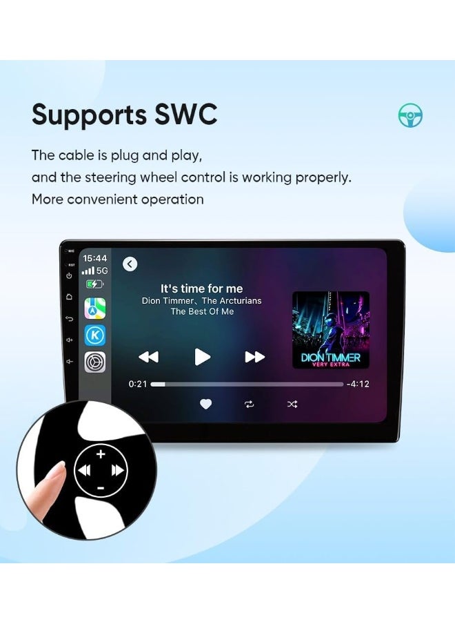 Vierex - Car Stereo Screen For Toyota Toyota RAV4 2006-2012 Android With Apple Carplay Android Auto Wireless WiFi DSP AHD Camera Included Fast Interface (8+128GB 8CORE) - Image 1