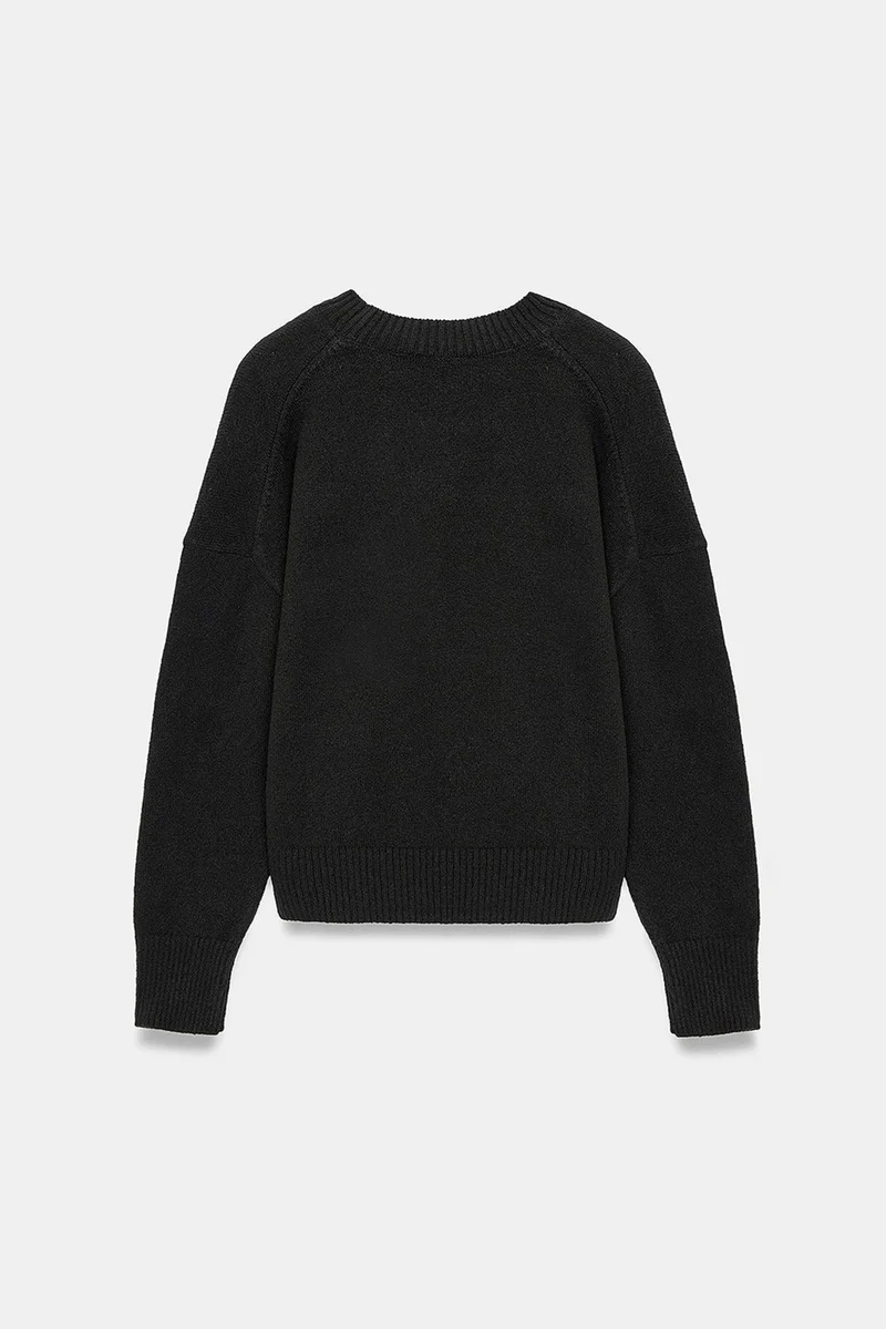 Dilvin Black DILVIN Women's Knit Sweater for Women | Best Price UAE