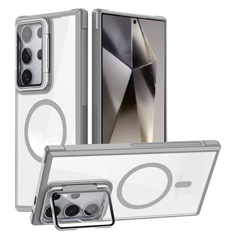 غطاء MagSafe | Acrylic | مقاوم للصدمات لـ Samsung S26 Ultra / Samsung S26 | رمادي | حماية من السقوط - Image 1