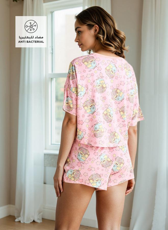 سبلاش فيڤ طقم شورت بطبعة المينيونز - Image 2