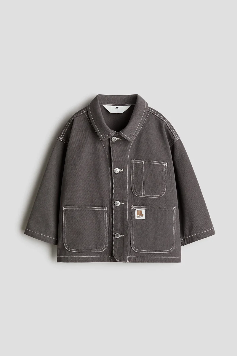 H&M Cotton twill shacket