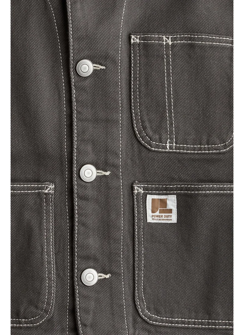 H&M Cotton twill shacket