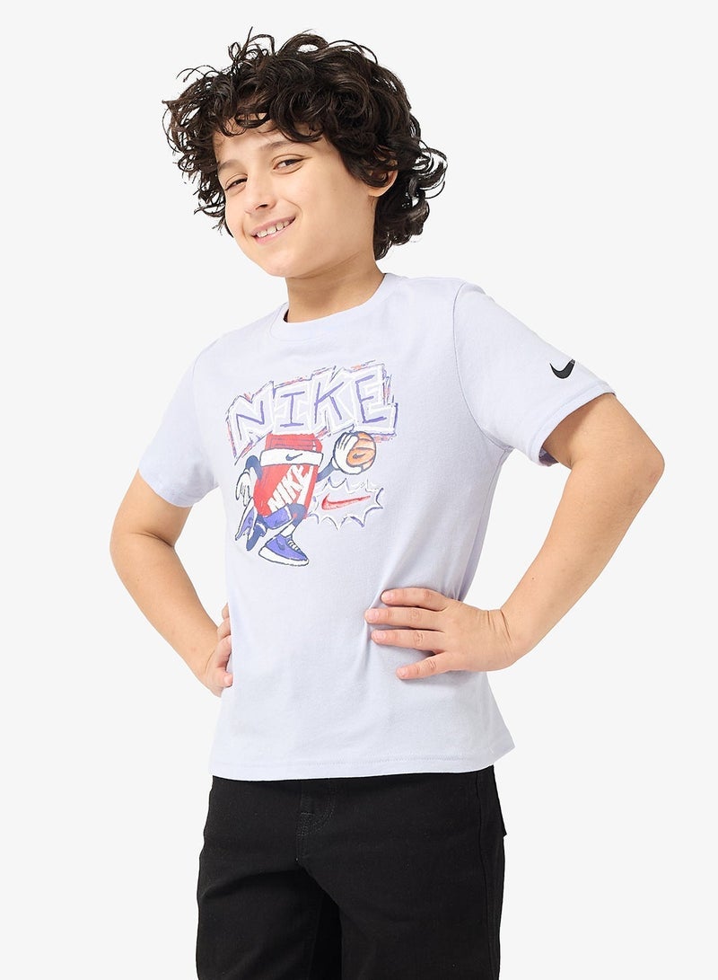 Nike Kids Chalky Boxy Basketball T-Shirt - Image 1