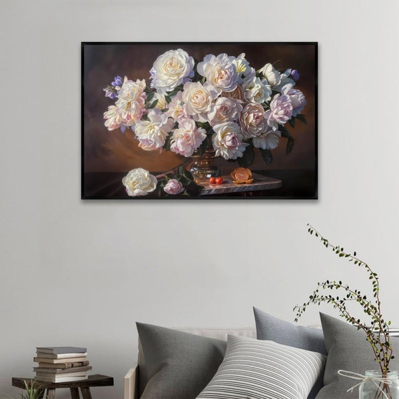 ماركتنا لوحة قماشية بتصميم كلاسيك مع برواز مجوف مقاس (70×50) قطعة واحدة - Image 2